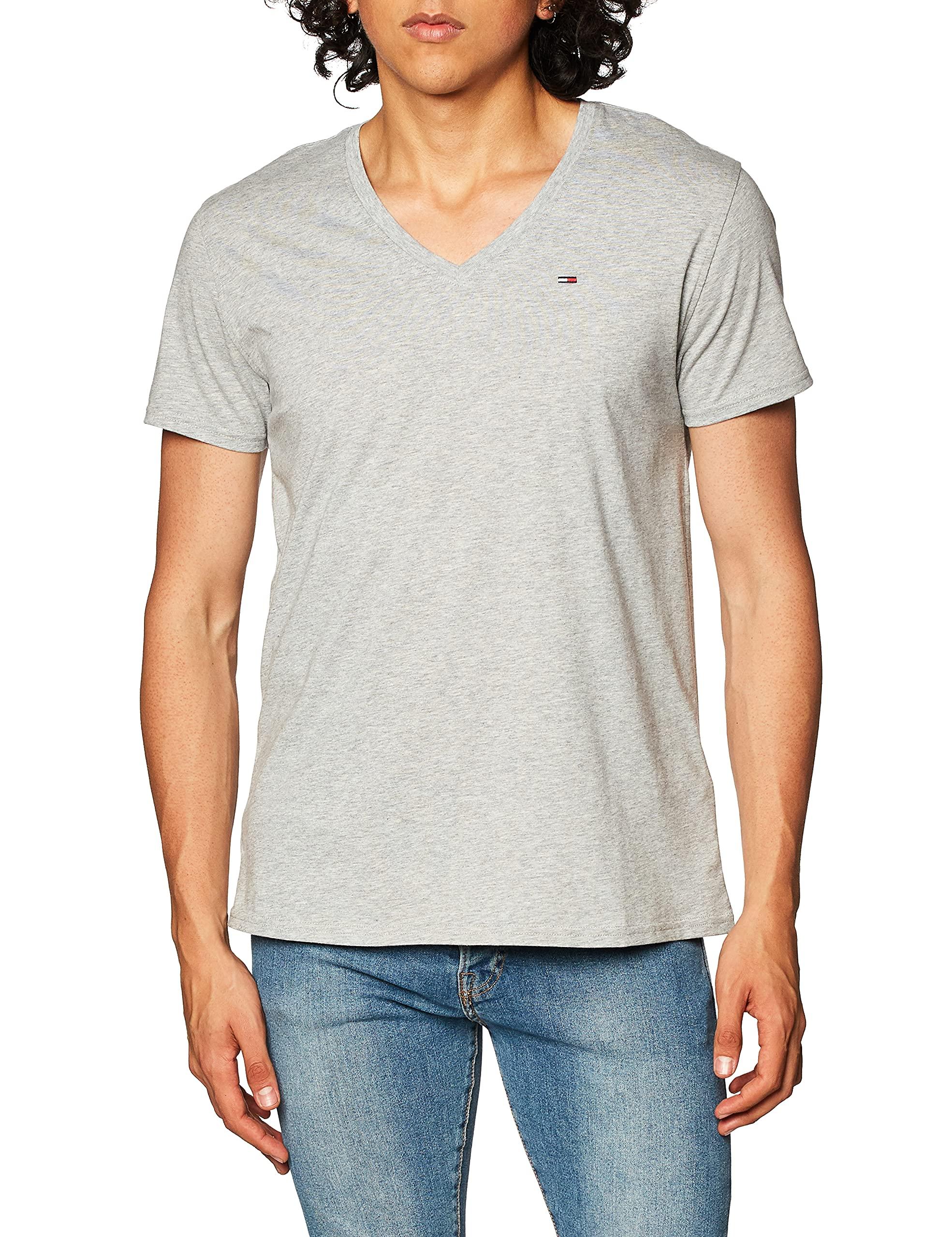 Tommy Hilfiger Denim Mens Short Sleeve V Neck T Shirt in Light Grey Heather  (Gray) for Men - Save 4% | Lyst