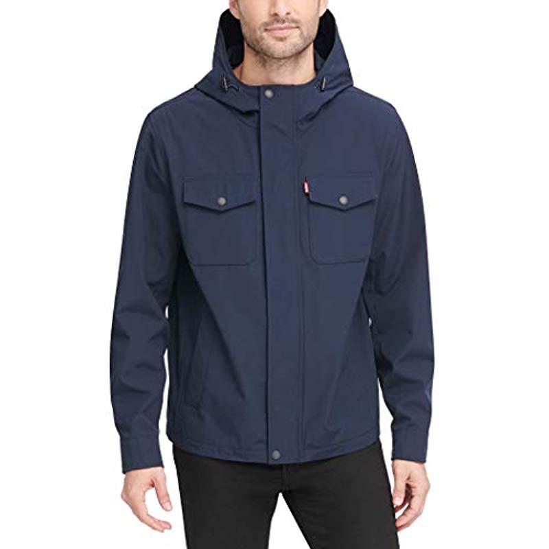 hooded rain slicker