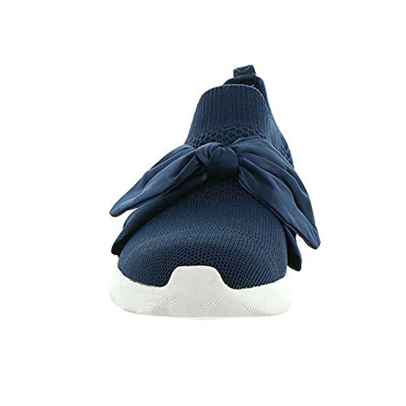 Skechers Bobs Bobs Squad 2-bow Overlay Slip On Engineered Knit Sneaker W  Memory Foam in Blue | Lyst