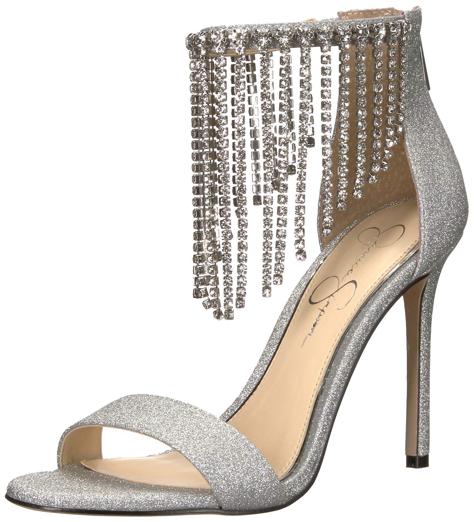Jessica Simpson Leather Jiena in Silver 