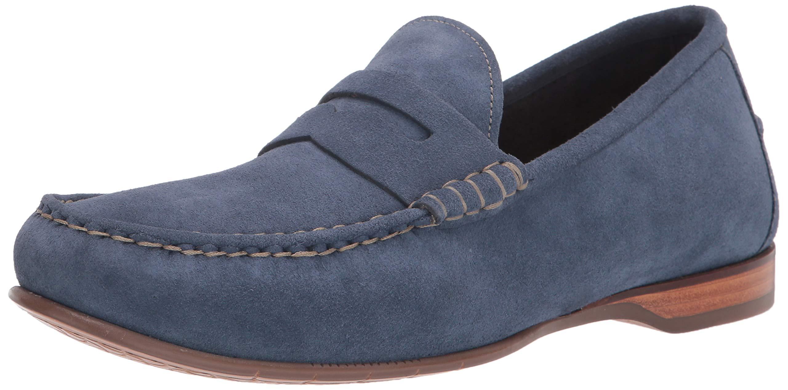 Cole Haan Mens Loafers,vintage Indigo Suede,9 M Us in Blue for Men - Lyst