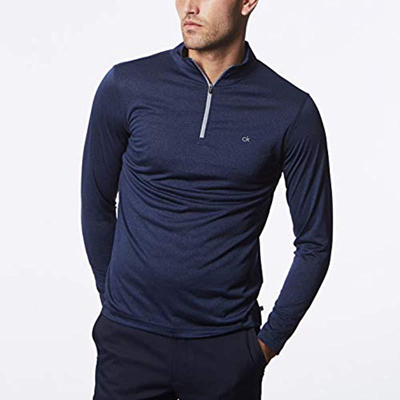 calvin klein golf quarter zip