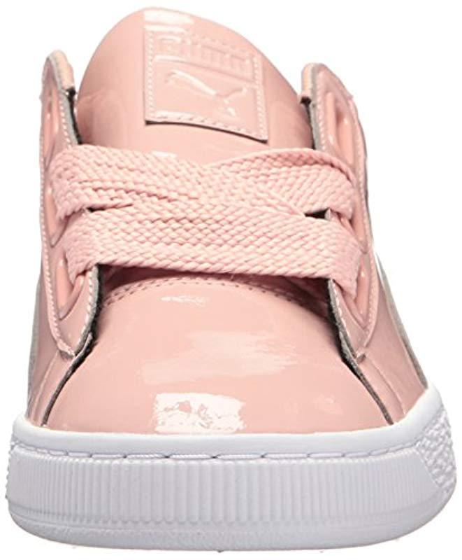 puma basket heart peach puma basket heart peach