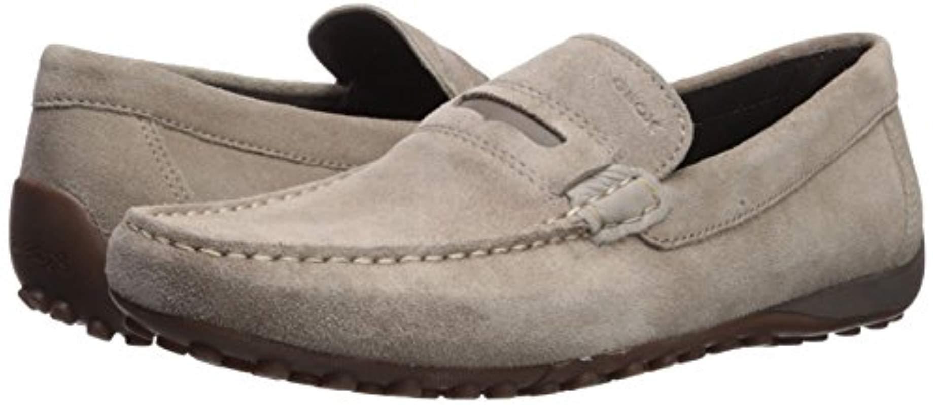 Geox Suede Snake Moc 20 Moccasin in Taupe (Natural) for Men - Lyst