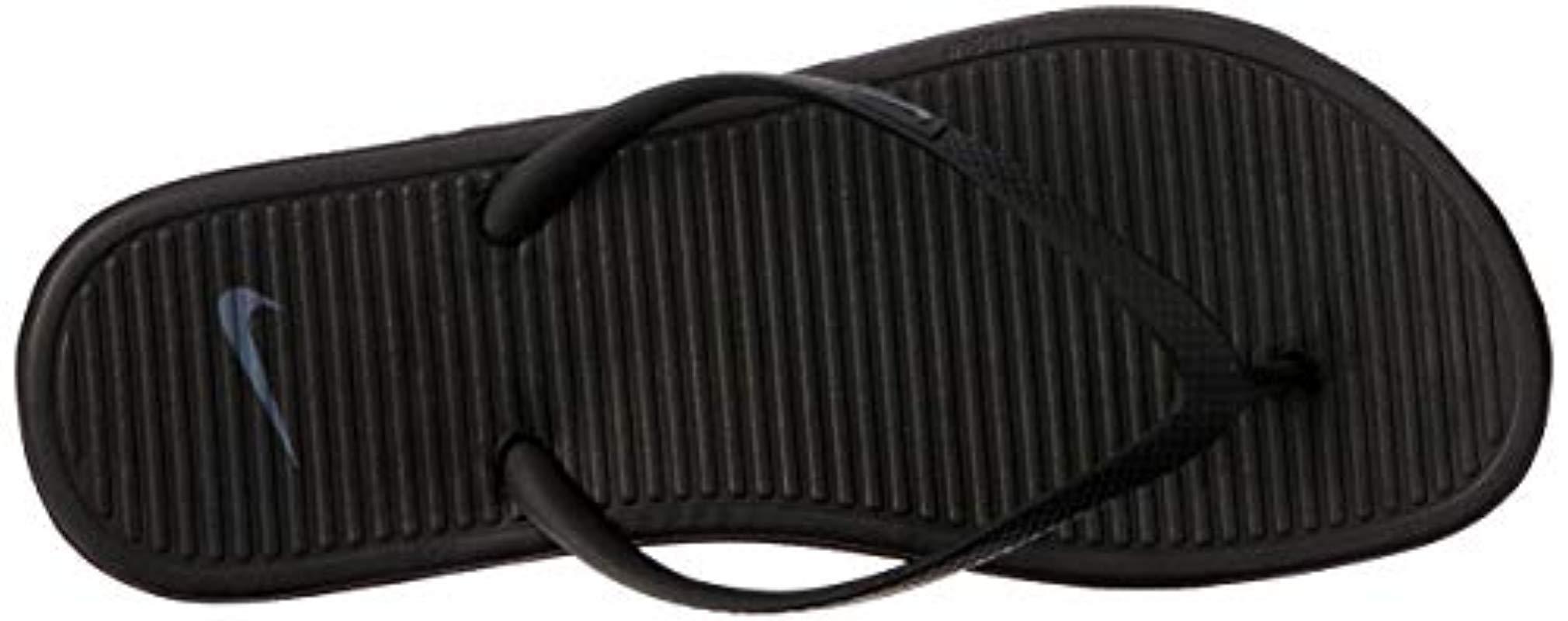 Nike Rubber Solarsoft Thong 2 Athletic Sandal in Black | Lyst