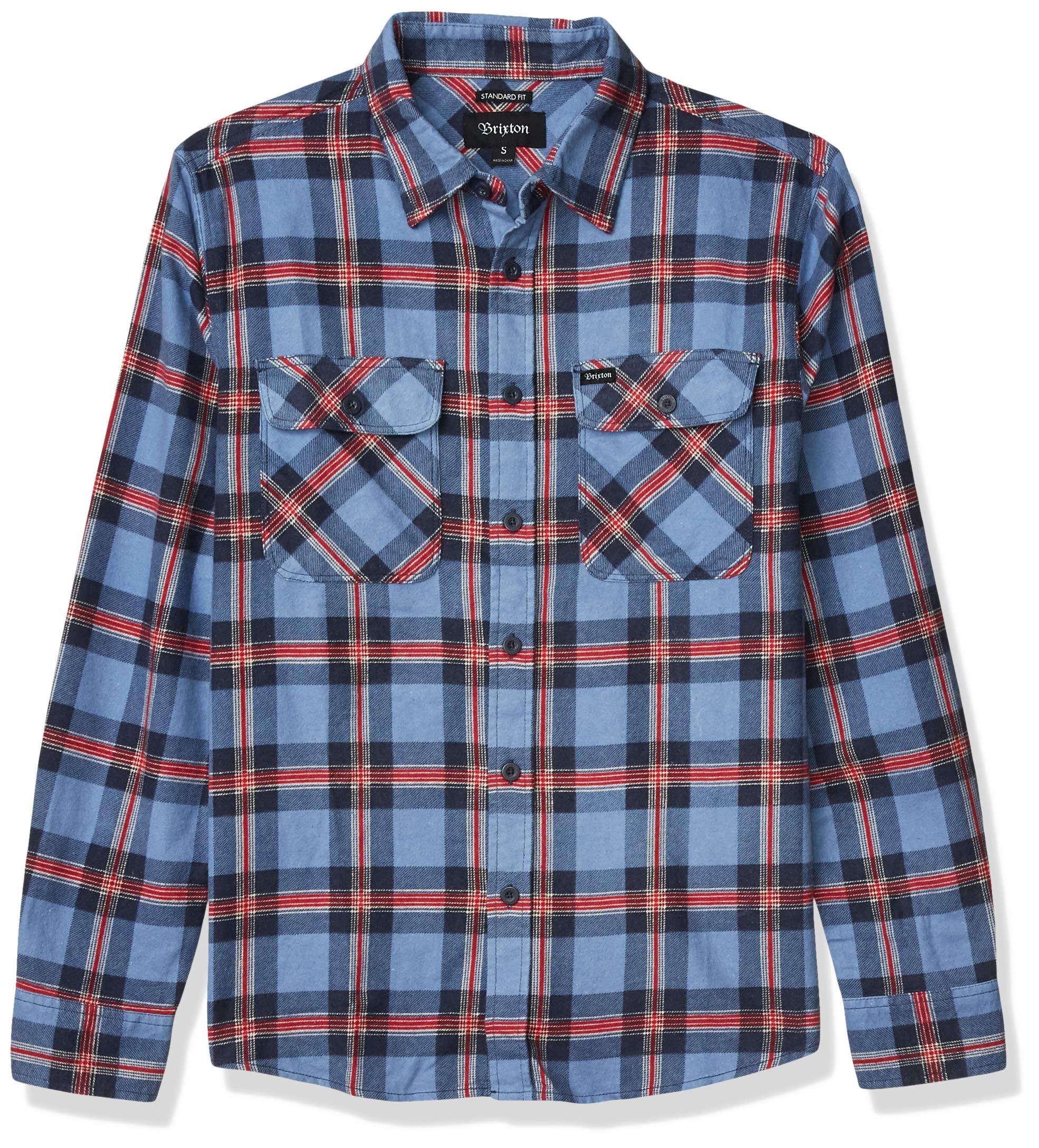 Brixton Bowery Lw L/s Flannel in Blue for Men - Lyst