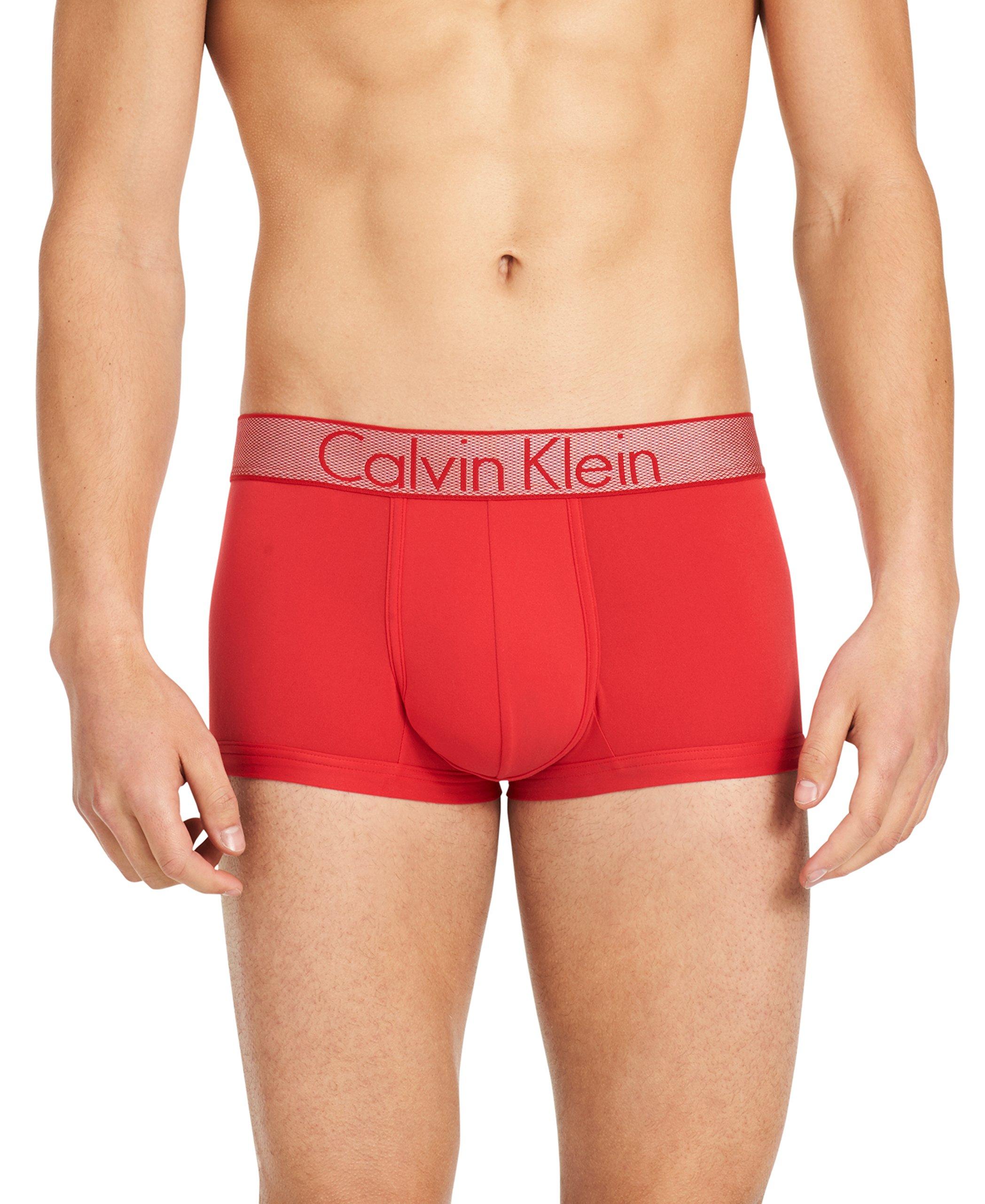 Calvin Klein Underwear Customized Stretch Micro Low Rise Trunks in Red for  Men - Lyst
