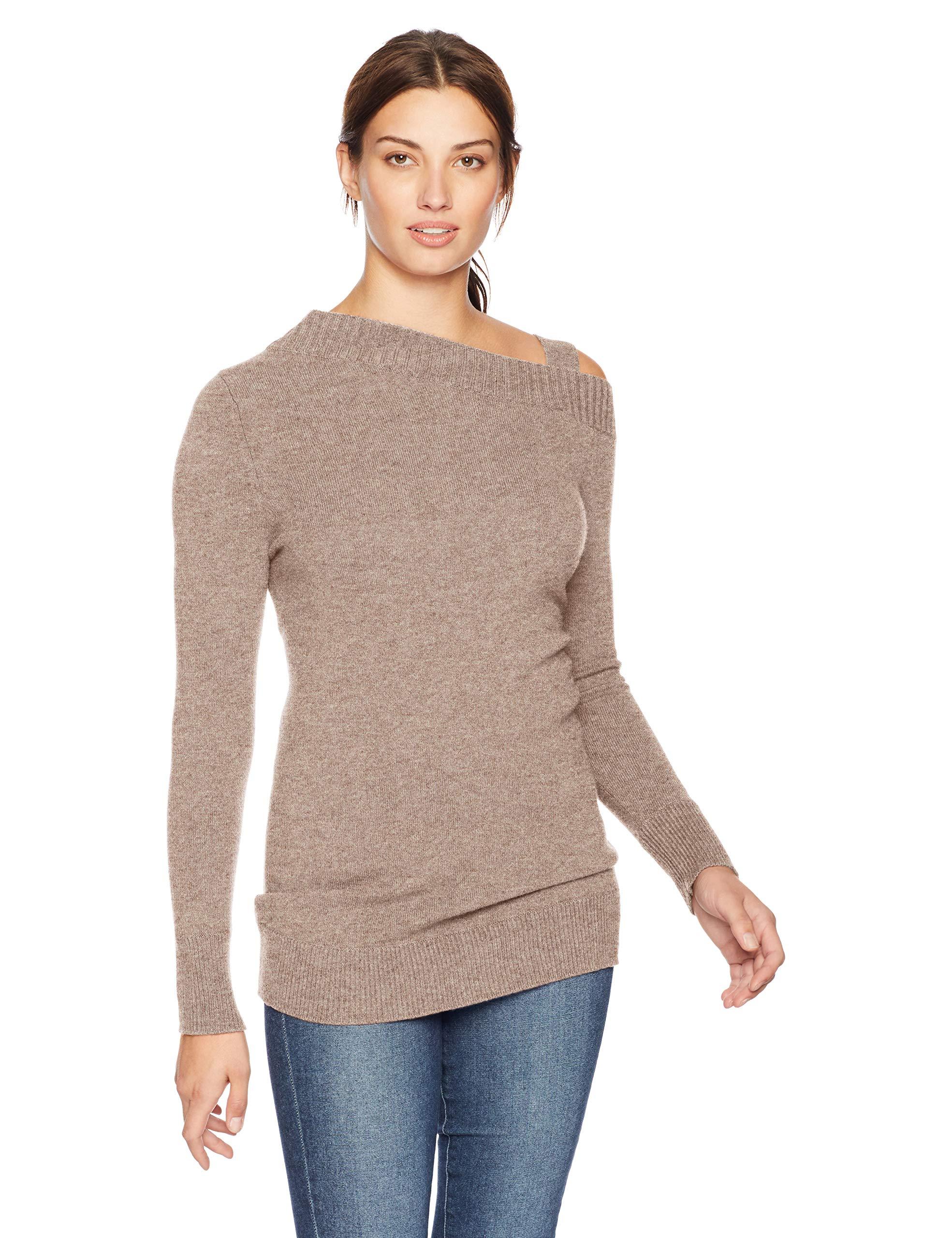 off the shoulder cashmere sweater