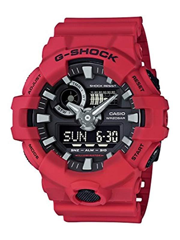 g shock quartz resin casual watch