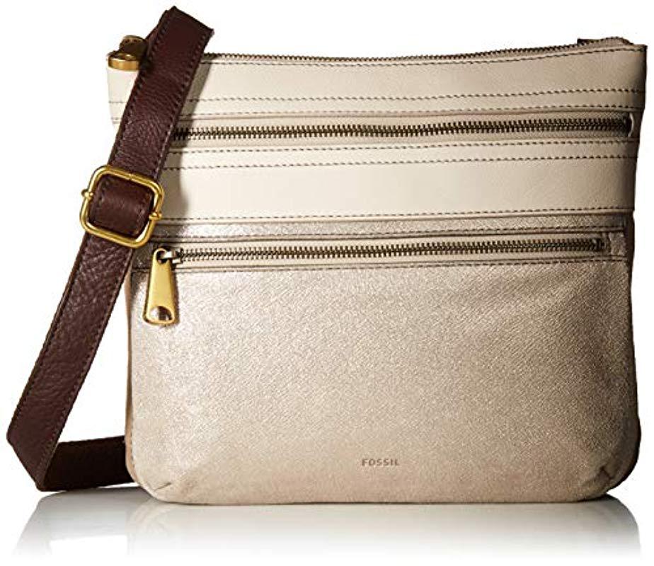Fossil Explorer Leather Crossbody Bag - Save 28% - Lyst
