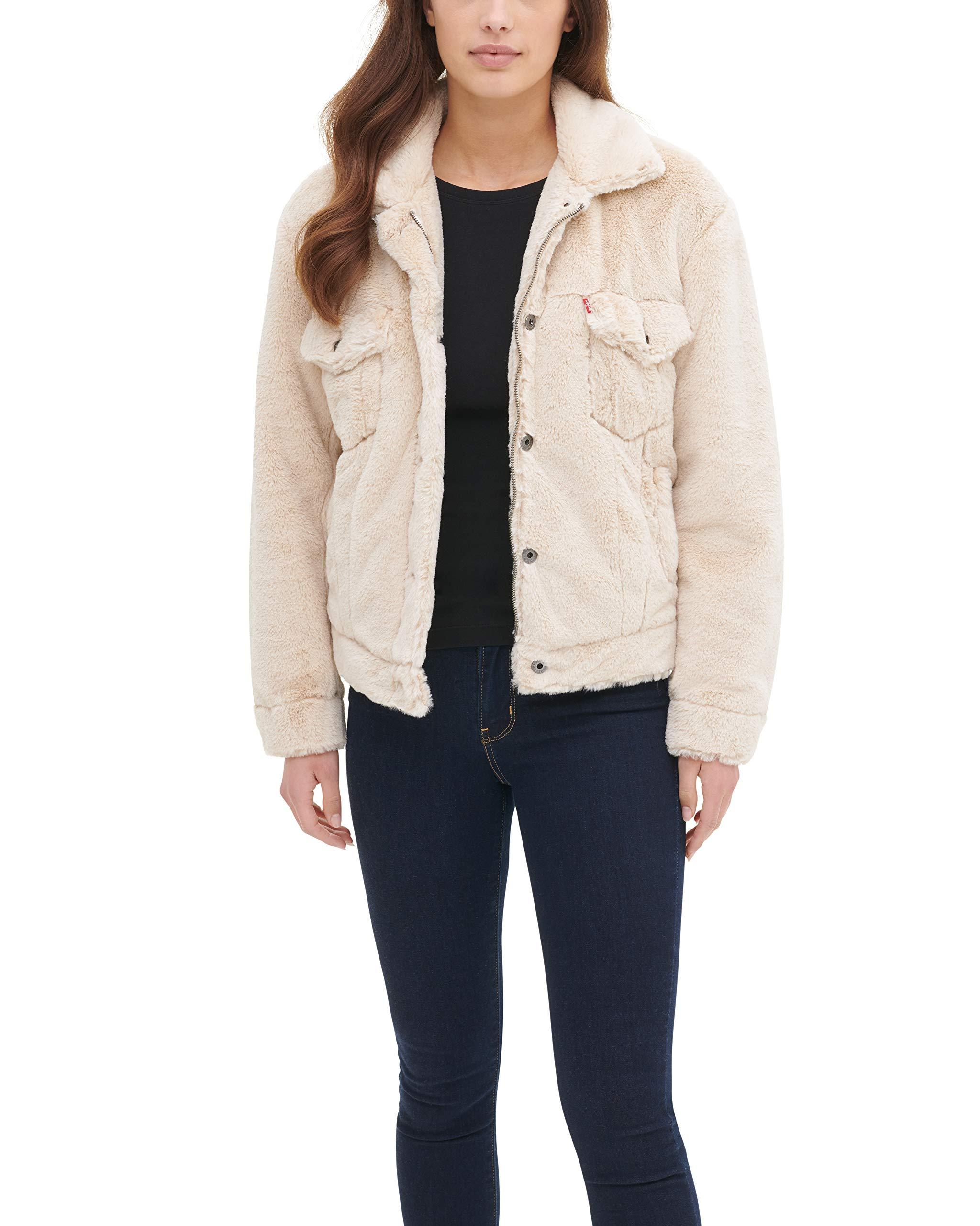 levi's fleece trucker jacket