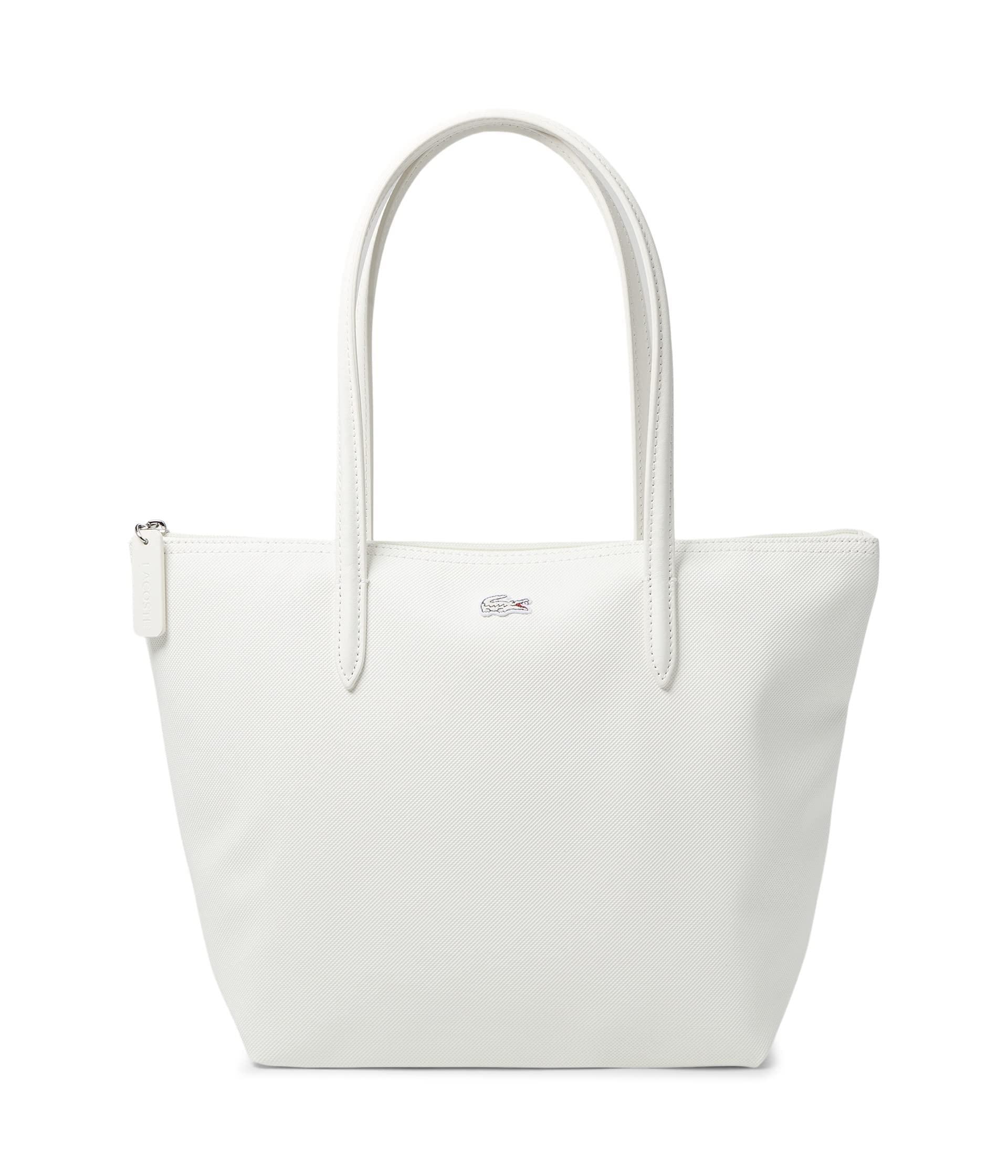 Lacoste Small Shopping Bag in White | Lyst