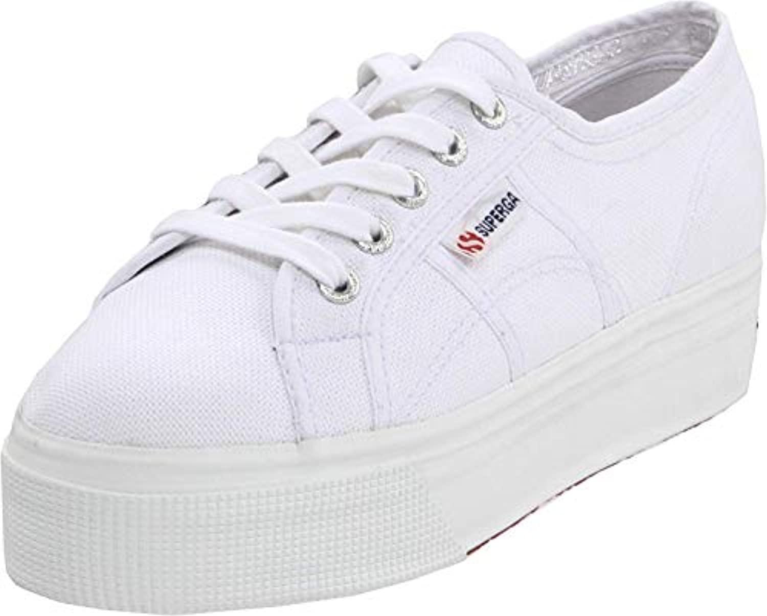 superga white platform sneaker