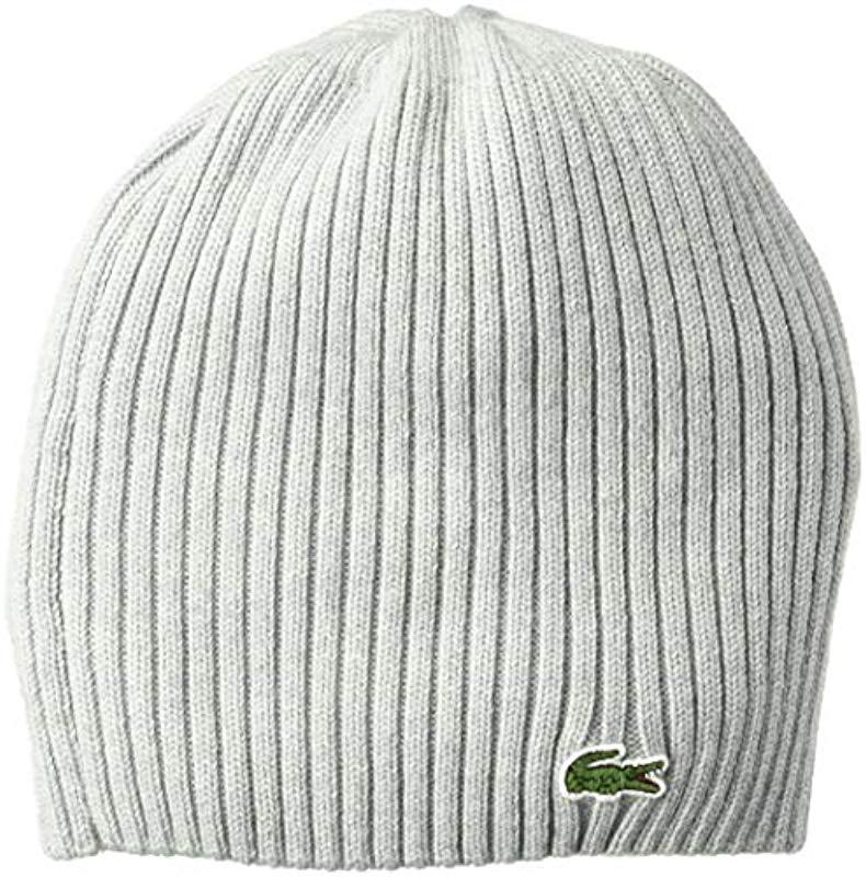 lacoste classic beanie