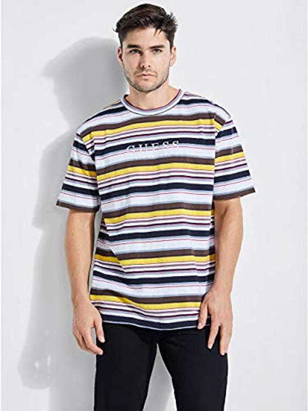 guess ashton stripe