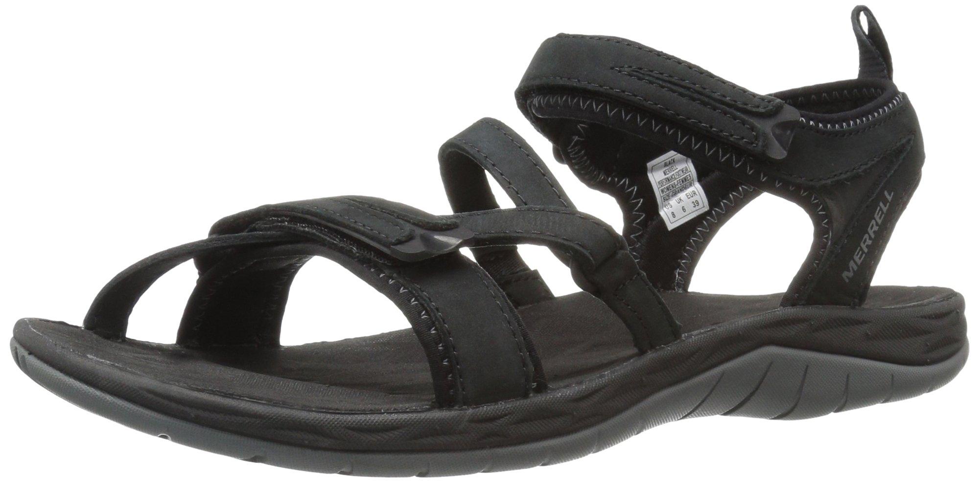 fremsætte Kro Hound Merrell Siren Strap Q2 Waterproof Leather Walking Sandals in Black | Lyst