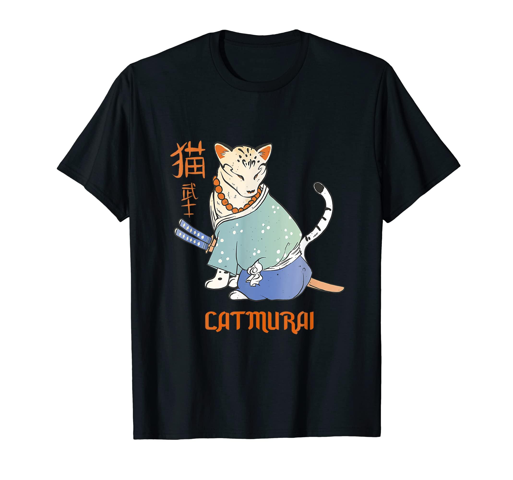 Caterpillar Cat Samurai Catmurai Japanese Warrior Funny Cats With ...