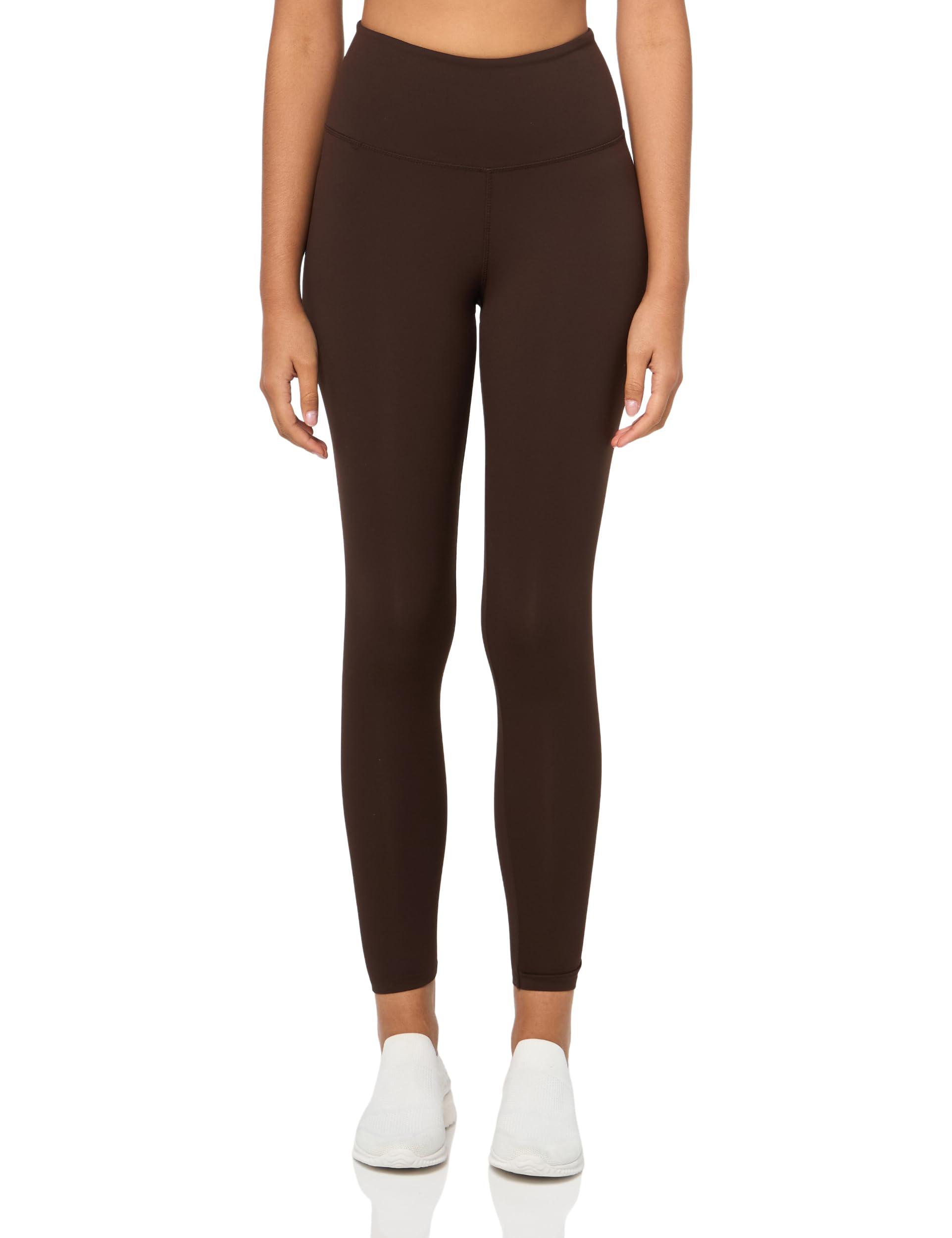 Danskin Performance Nylon High Rise Ankle Legging in Brown Lyst