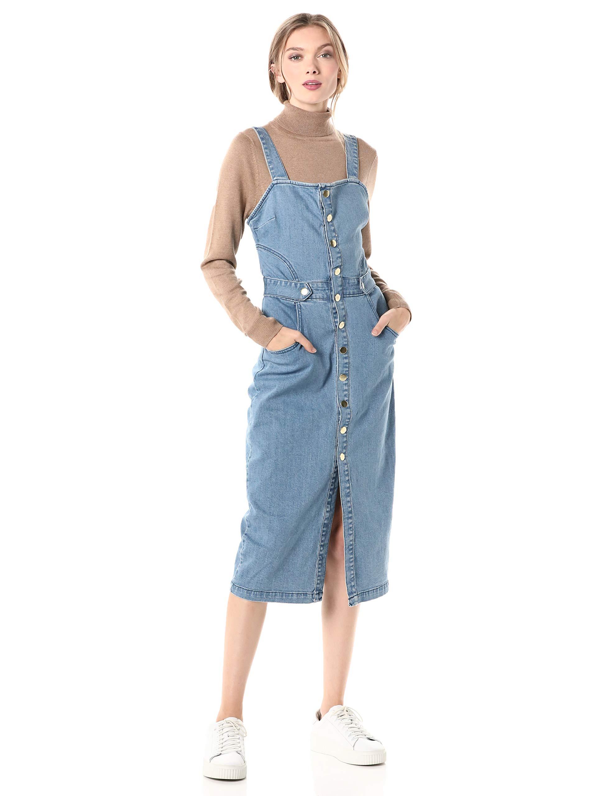finders keepers mia denim jumpsuit