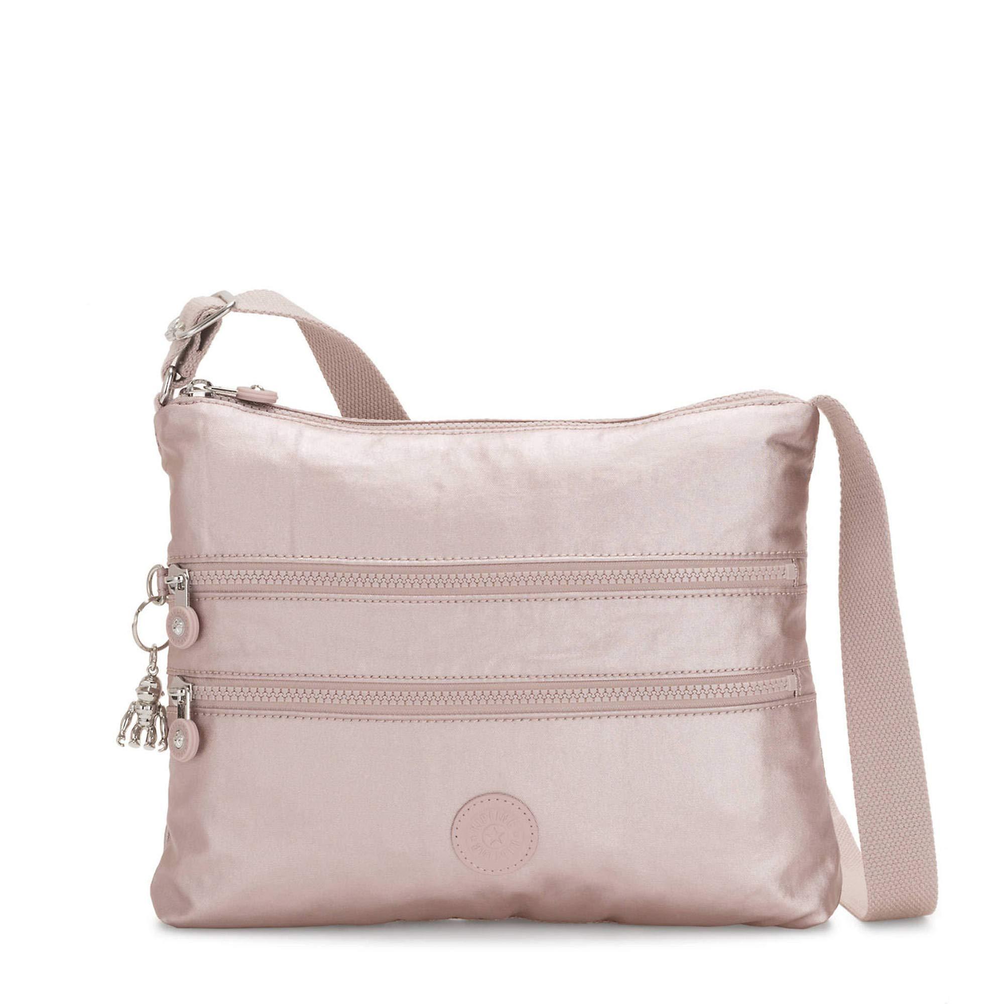 Kipling Synthetic Alvar Crossbody Bag in Metallic Rose (Pink) Save 47