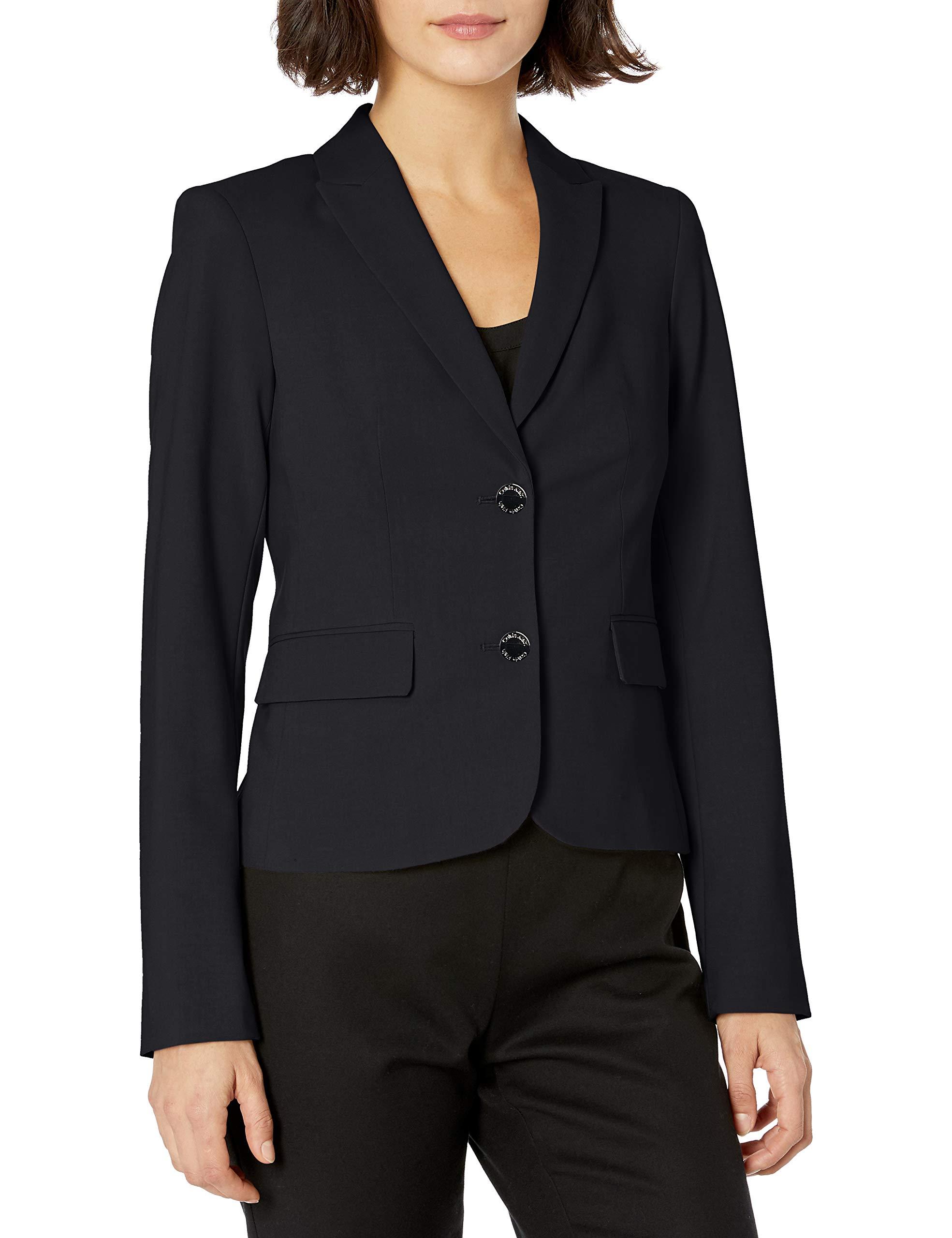 calvin klein two button blazer