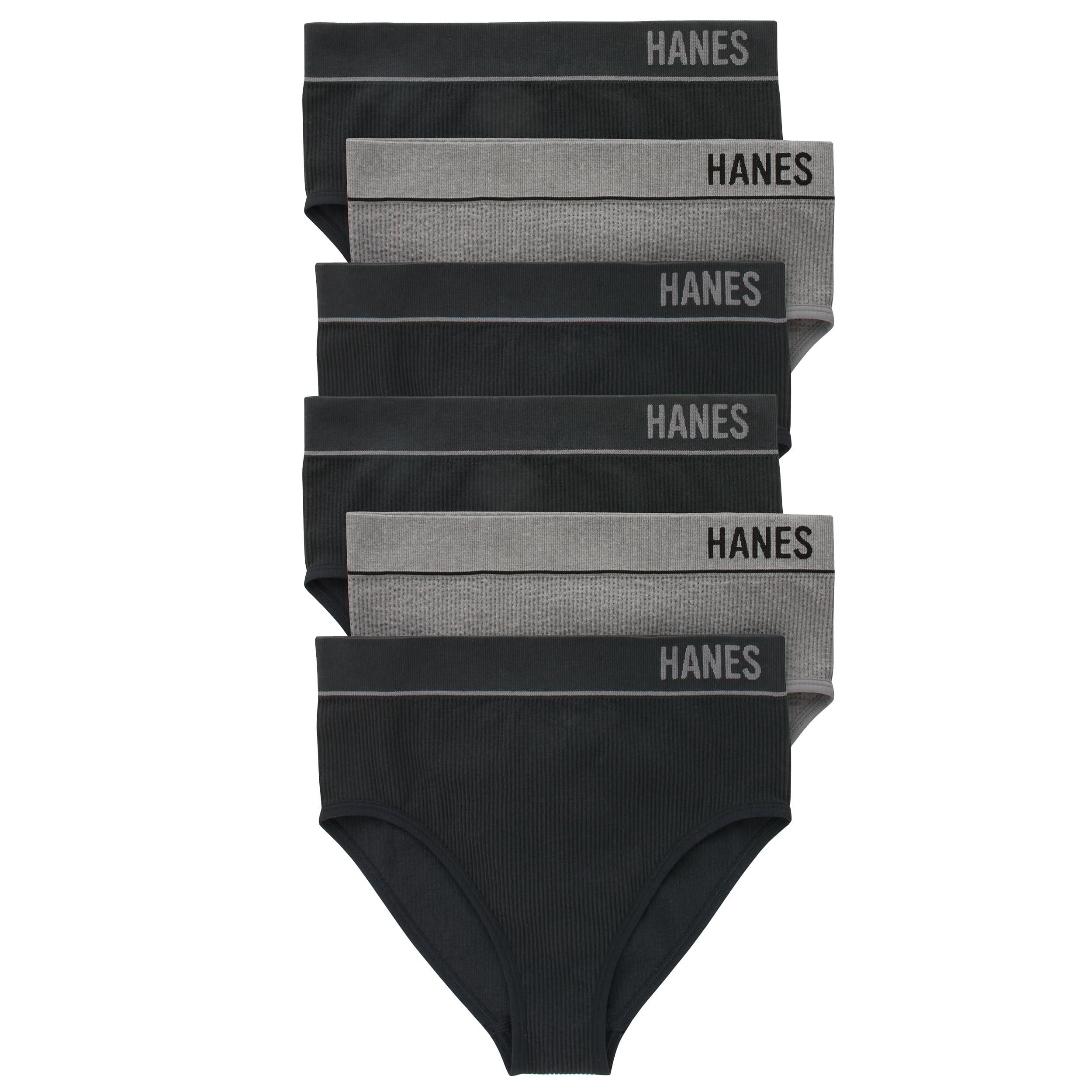 Hanes Originals Seamless Panties Pack in Black Lyst