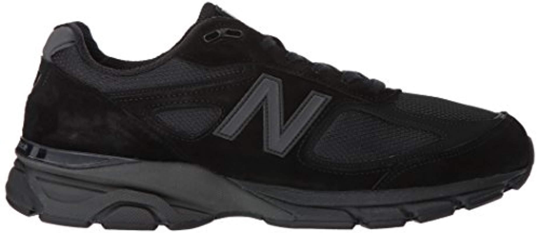 New Balance Leather 990v4 Running Shoes 