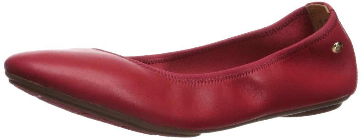 handling computer tyv Hush Puppies Suede Chaste Ballet Flat in Red Leather (Red) - Lyst