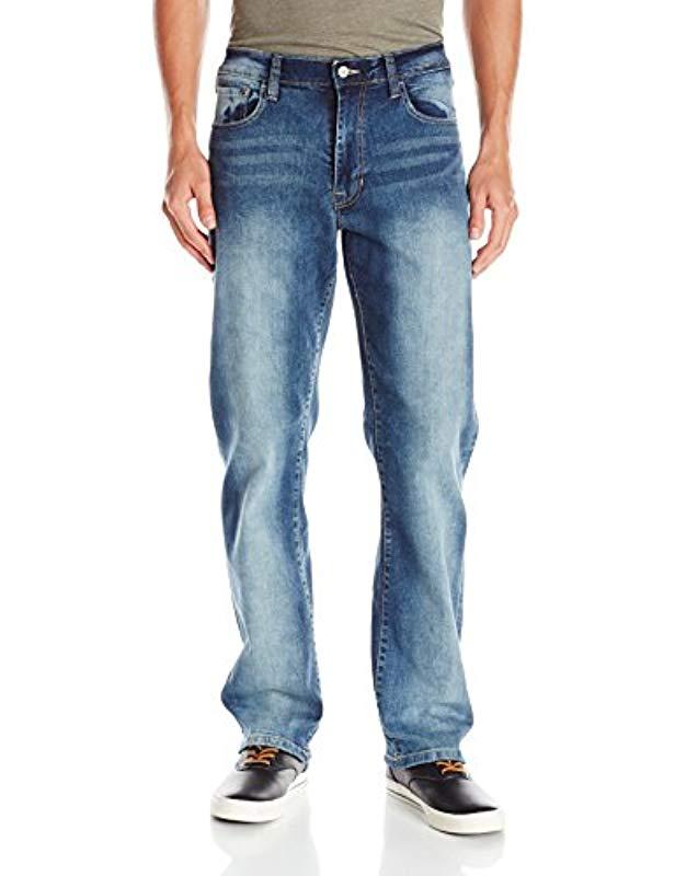 Izod Comfort Stretch Denim Jeans (regular,straight, And Relaxed Fit) in  Blue for Men | Lyst