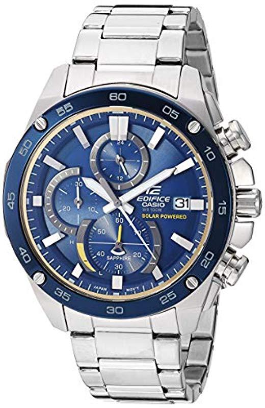 edifice blue strap