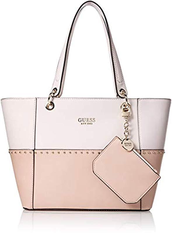 guess kamryn tote pink
