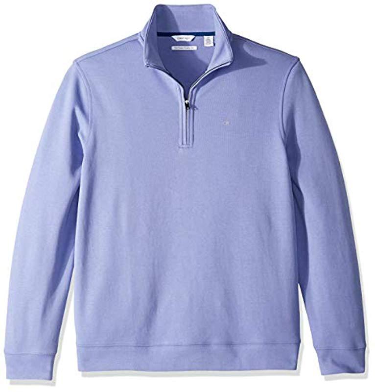 calvin klein classic quarter zip