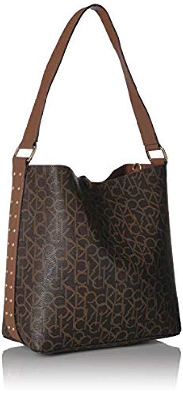 calvin klein marlise hobo