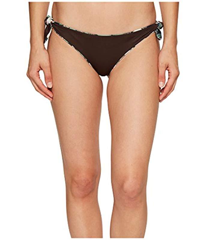 Mara Hoffman Womens Grommet Tie Side Bikini Bottom Swimsuit Bikini Bottom
