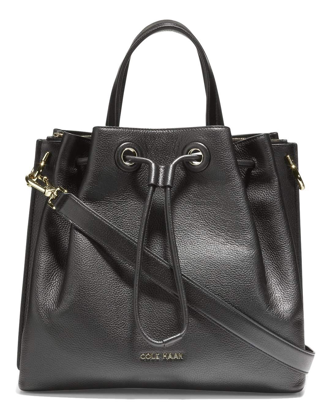 Cole Haan Leather Bucket Bag in Black - Save 55% - Lyst