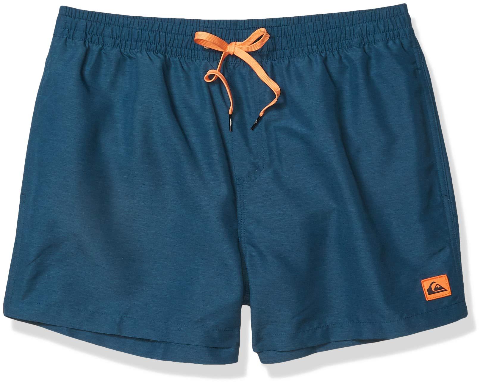 Quiksilver Suede Everyday Volley 15 Inch Elastic Waist Boardshort Swim