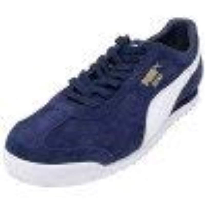 PUMA Roma Suede Fashion Sneaker in Blue 