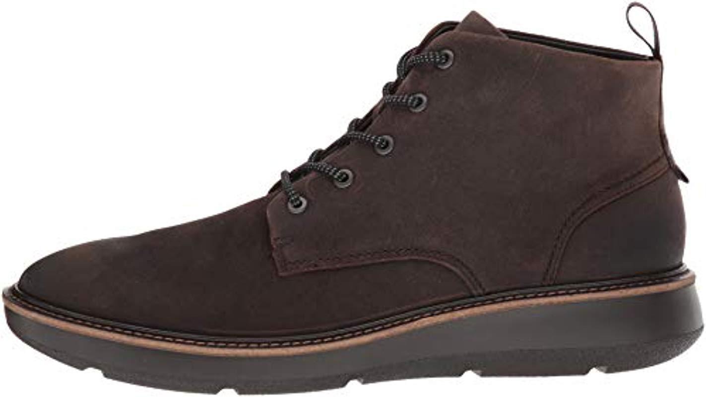 Ecco Aurora Mid Ankle Boots in Brown for Men | Lyst