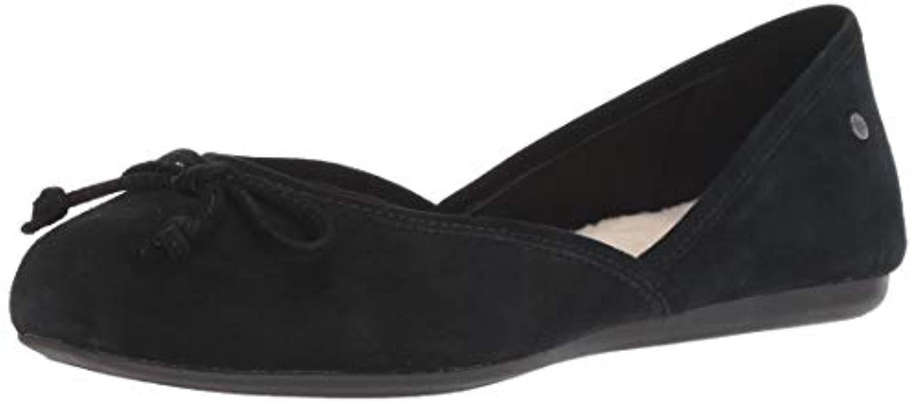 ugg lena flat black