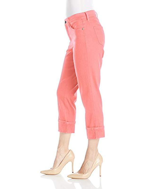 nydj dayla wide cuff capri