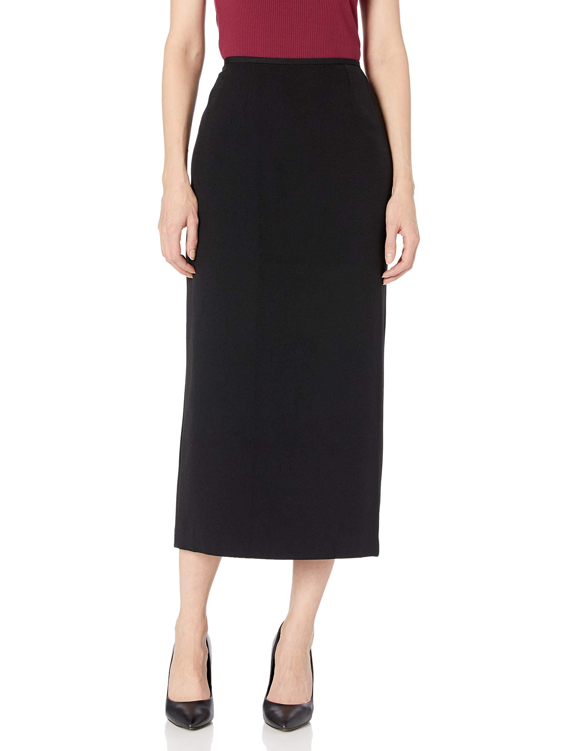 kasper crepe pencil midi skirt