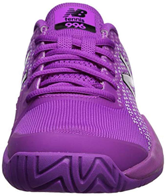 purple new balance tennis shoes