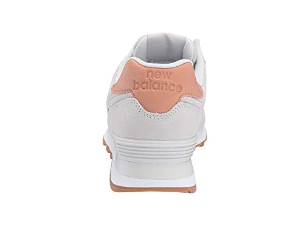 new balance 574 white with veg tan