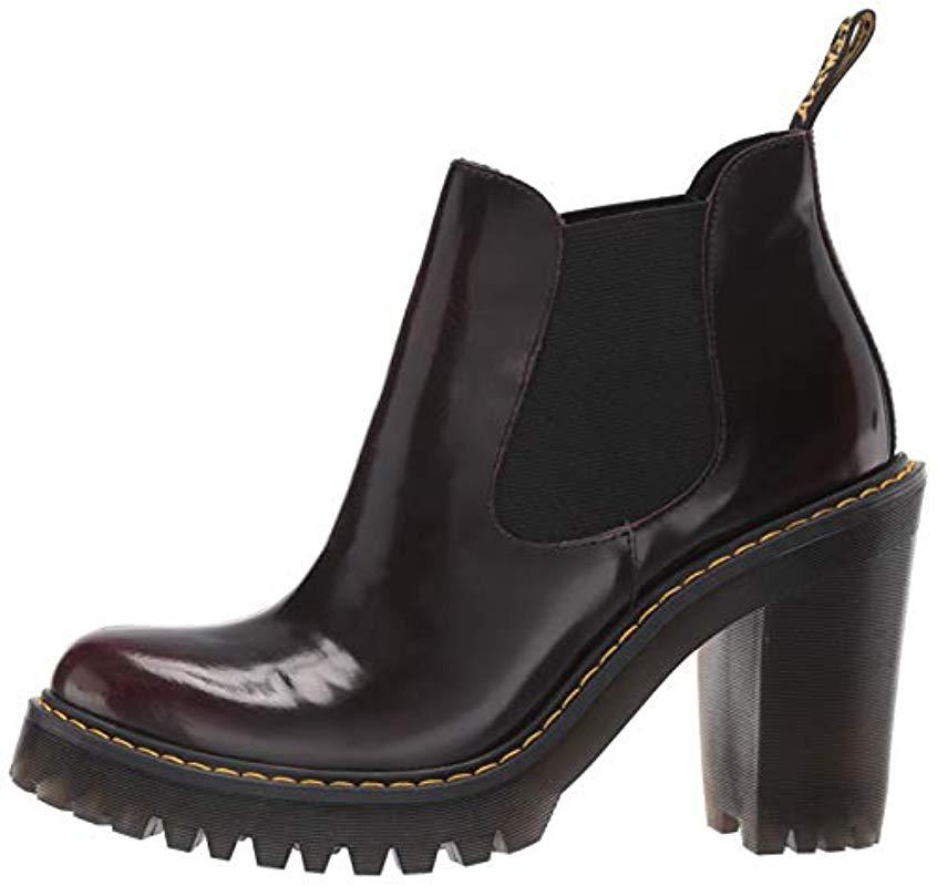 hurston dr martens cherry red