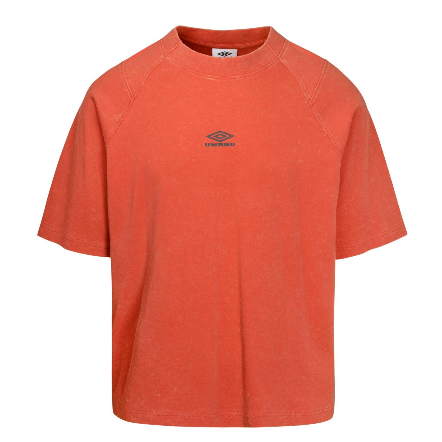 Tシャツ・カットソー UMBRO Poprush Graphic Short Sleeve T-Shirt Orange UQ121CRS31 UMBRO】 ☆ PopRush Graphic S/S TEE ☆ 男女共用 (UMBRO/T