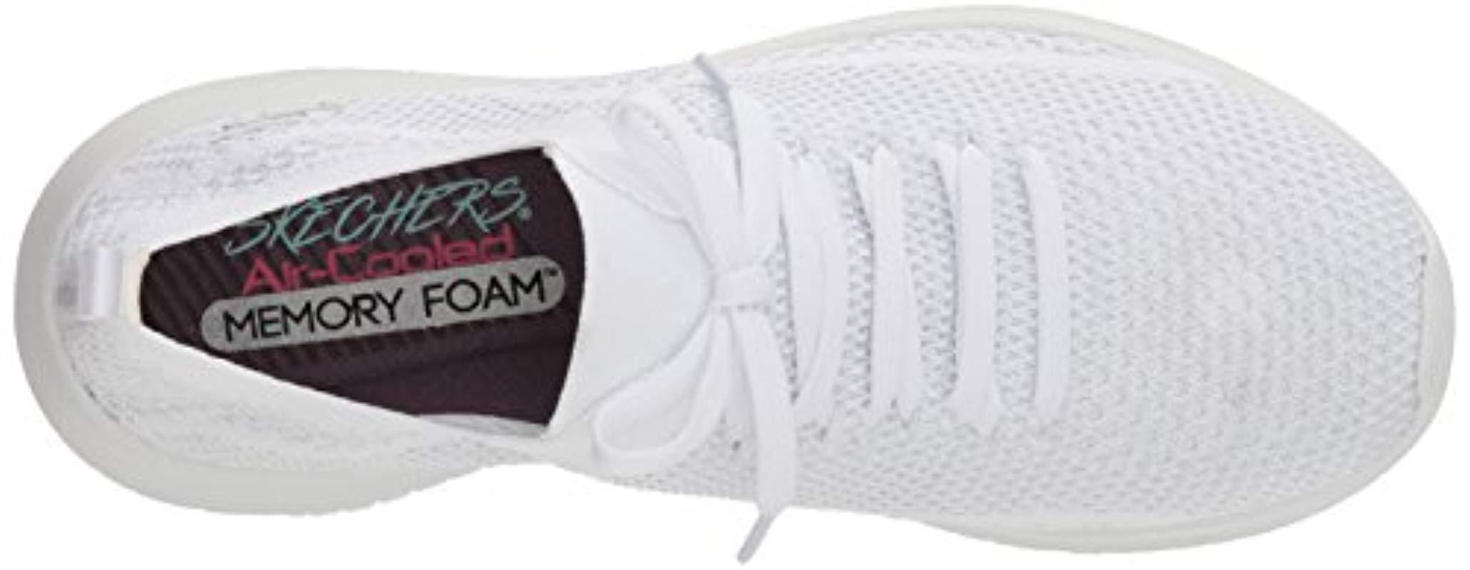 Skechers Ultra Flex Salutations Sneaker in White Lyst