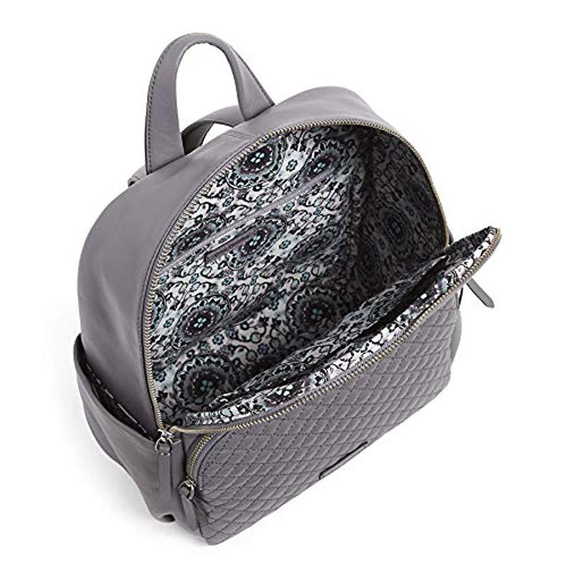 Vera Bradley Leather Carryall Backpack 