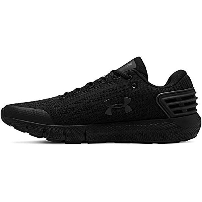 Under Armour Charged Rogue-wide (4e) Running Shoe in Black for Men | Lyst