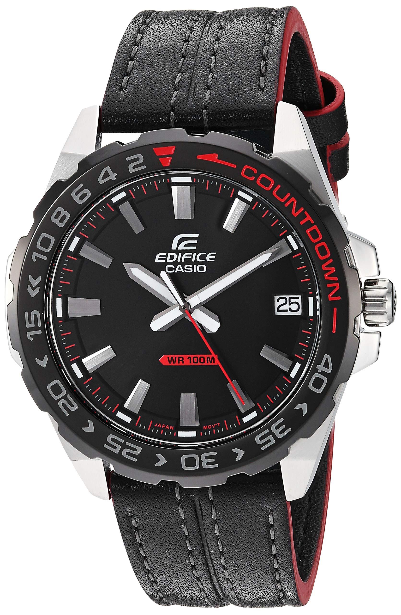 edifice leather strap