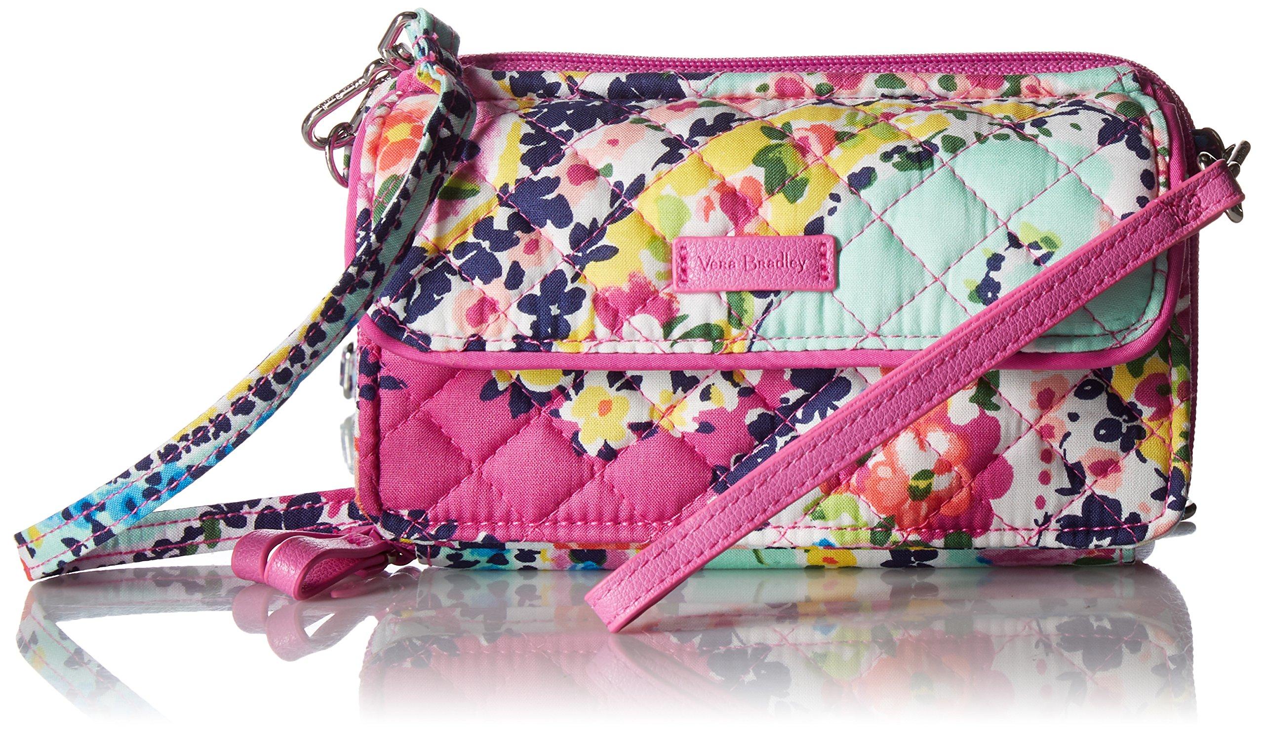 Vera Bradley Signature Cotton Rfid All In One Crossbody Wristlet Save